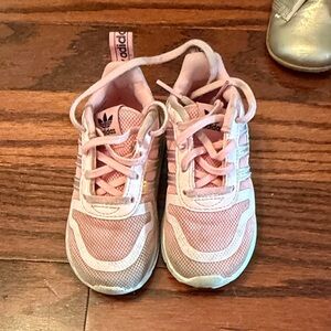 Adidas Kids Light Pink Sneakers